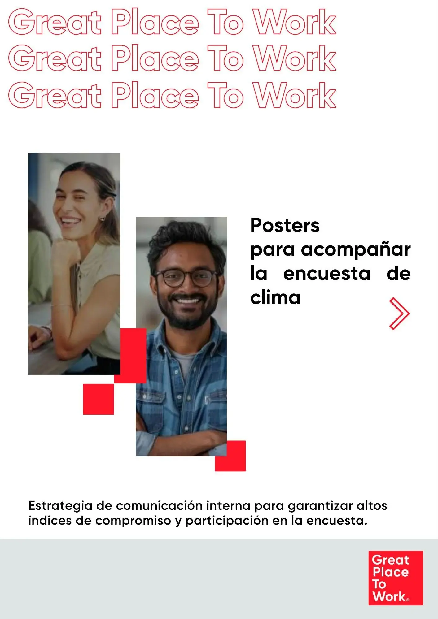 Póster de la encuesta sobre comunicación